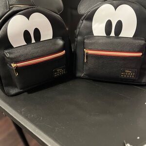 Disney Mickey Mouse Black and White Backpack